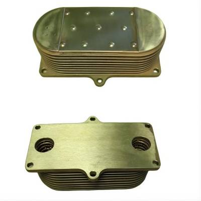 Rareelectrical - Engine Oil Cooler Compatible With 1998-2015 John Deere 624H/624J/624K 4045/6068 6.8L 414 Cid Brick - Image 2