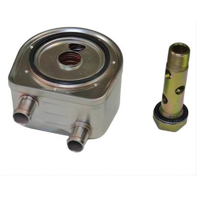 Engine Oil Cooler Compatible With 2000-2008 Caterpillar 430D/432D/442D 3054C/C4.4 4.4L 268 Cid Donut