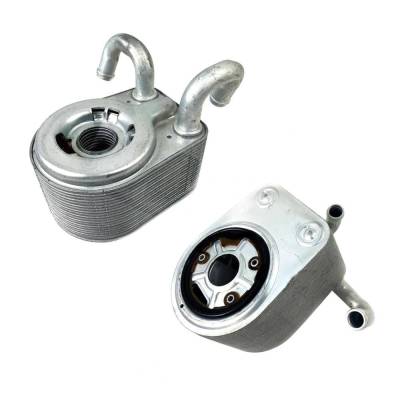 Rareelectrical - Engine Oil Cooler Compatible With 2003-2012 Caterpillar 216B/226B/232B/242B 4024/5030 2.4L 148 Cid - Image 2