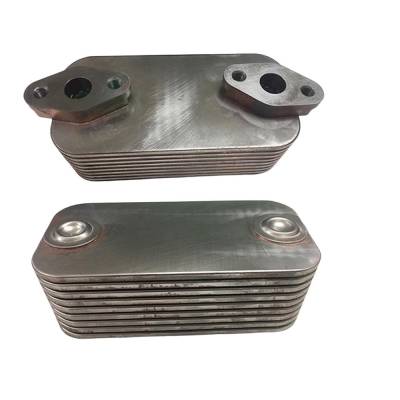 Engine Oil Cooler Compatible With 2000-2020 Caterpillar 432E/434E/434F/442D 3054C/C4.4 4.4L 268 Cid
