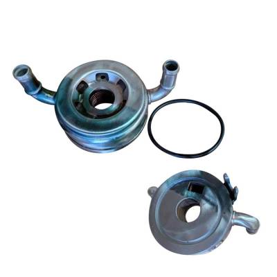 Rareelectrical - Engine Oil Cooler Compatible With 2013-2020 Kubota Kx080-4/U55-4 V2607 2.6L 159 Cid 1J700-37012 - Image 2