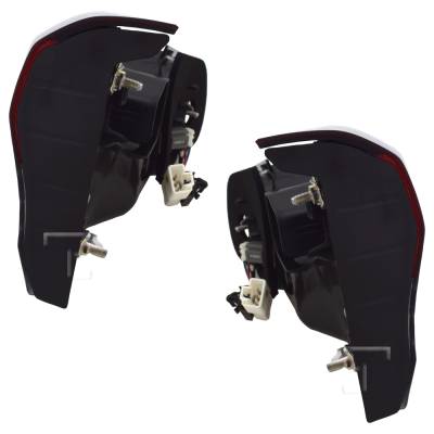 Rareelectrical - New Pair Of Tail Lights Compatible With Toyota Highlander Hybrid Limited Sport Utility Highlander - Image 4