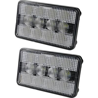 Rareelectrical - Led Cab Light Kit 360W 21000 Lumens Compatible With Case Ih 2166 2188 2366 2388 2588 Combine 6 Light - Image 3