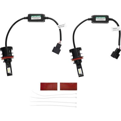 Rareelectrical - H13 9008 Led Headlight Conversion Kit 1400 Lumens 16W 6000K Cool White Hi Lo Beam Plug Play 12V - Image 1