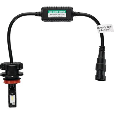 Rareelectrical - Led Headlight Fog Light Conversion Kit H11 H8 H9 Compatible With Halogen Bulb Replacement 16W 1400 - Image 4