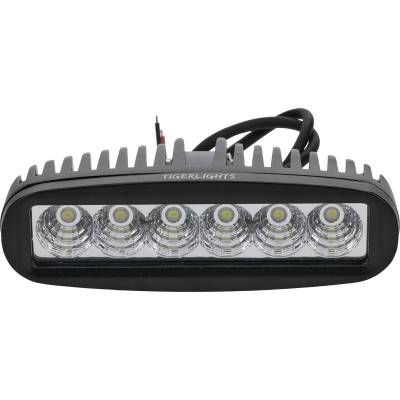 Rareelectrical - Led 18 Watt Slim Rectangular Flood Beam Work Light Compatible With Tractor Combine Excavator Loader - Image 3