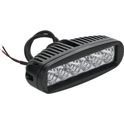 Rareelectrical - Led 18 Watt Slim Rectangular Flood Beam Work Light Compatible With Tractor Combine Excavator Loader - Image 1