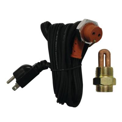 Engine Block Heater 400W 120V 3/4" Npt Compatible With Kubota L2500 L2600 L2800 L3300 L3400 L3710