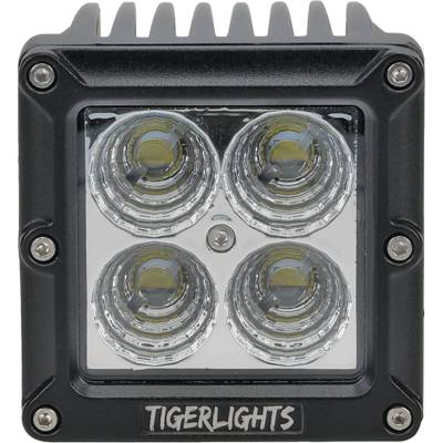 Rareelectrical - Led Flood Light 16 Watt 900 Lumens 3 Inch Square Compact Compatible With 12V 24V Truck Tractor Boat - Image 3