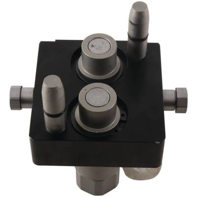 Rareelectrical - Hydraulic 2 Port Male Multi Port Coupler 1/2" Npt Thread Carbon Steel Heat Treated Compatible With - Image 4