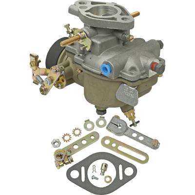 Rareelectrical - Updraft Carburetor Compatible With John Deere 420 430 440 450 Crawler 480 1020 2010 2510 Case Ih 454 - Image 1