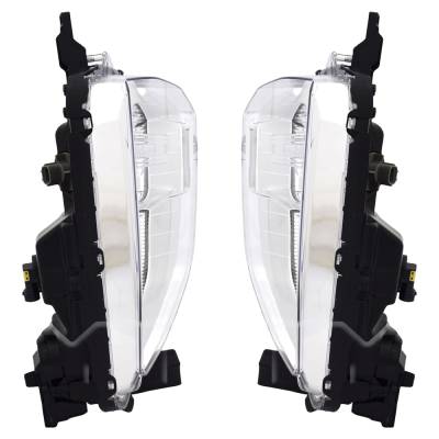 Rareelectrical - New Pair Of Fog Lights Compatible With Mitsubishi Eclipse Cross Es Sport Utility Eclipse Cross - Image 3