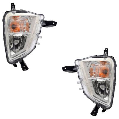 Rareelectrical - New Pair Of Fog Lights Compatible With Mitsubishi Eclipse Cross Es Sport Utility Eclipse Cross - Image 1