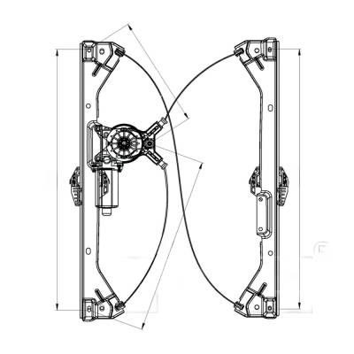 Rareelectrical - New Power Window Motor And Regulator Assembly Compatible With Buick Lacrosse Super Sedan Lacrosse Cx - Image 4