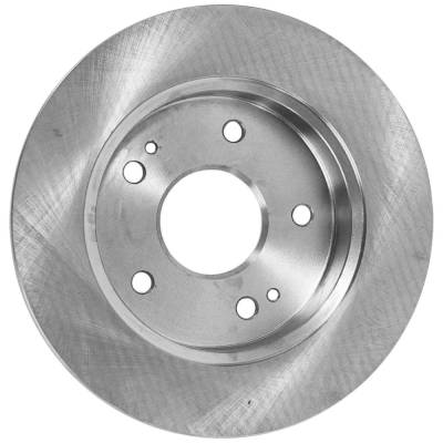 Rareelectrical - New Solid Brake Disc Compatible With Acura Honda Civic Hybrid-L 4 Cyl 1.3L Ilx Hybrid 4 Cyl 1.5L - Image 3
