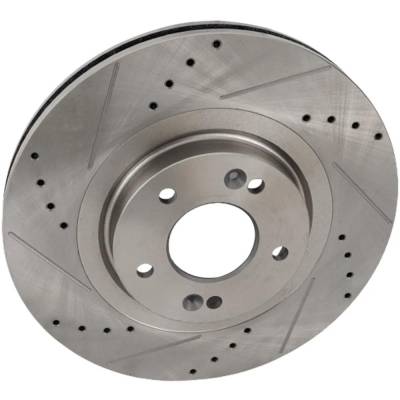 New Vented Brake Disc Compatible With Hyundai Kia Santa Fe Luxury 4 Cyl 2.0L Sorento Lx 4 Cyl 2.4L