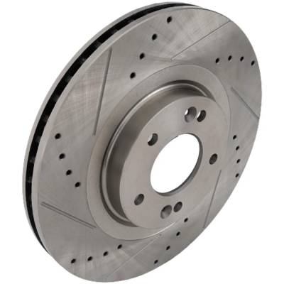 Rareelectrical - New Vented Brake Disc Compatible With Hyundai Kia Santa Fe Luxury 4 Cyl 2.0L Sorento Lx 4 Cyl 2.4L - Image 3