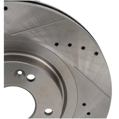Rareelectrical - New Vented Brake Disc Compatible With Hyundai Kia Santa Fe Luxury 4 Cyl 2.0L Sorento Lx 4 Cyl 2.4L - Image 4