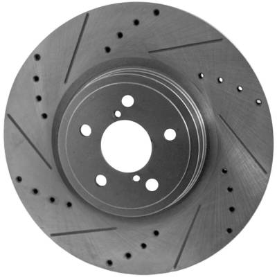 New Solid Brake Disc Compatible With Hyundai Kia Accent Gl 4 Cyl 1.6L Accent Limited 4 Cyl 1.6L