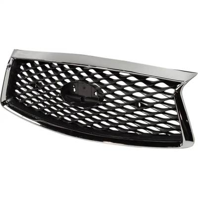 Rareelectrical - New Grille Assembly Compatible With Infiniti Q50 Hybrid Luxe 6 Cyl 3.5L Q50 Hybrid 6 Cyl 3.5L Q50 - Image 3