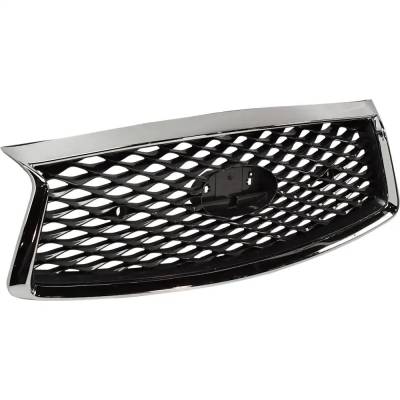 Rareelectrical - New Grille Assembly Compatible With Infiniti Q50 Premium 4 Cyl 2.0L Q50 Hybrid Luxe 6 Cyl 3.5L Q50 - Image 5