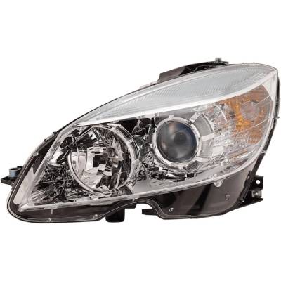 Headlight Compatible With 2008-2011 Mercedes-Benz C230 C300 C350 C300 Sport C63 Amg C250 1.8L 3.0L