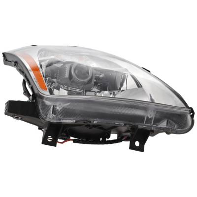 Rareelectrical - Headlight Compatible With 2003-2005 Nissan 350Z 3.5L V6 Vq35de/Vq35hr Right Passenger Side Halogen - Image 10