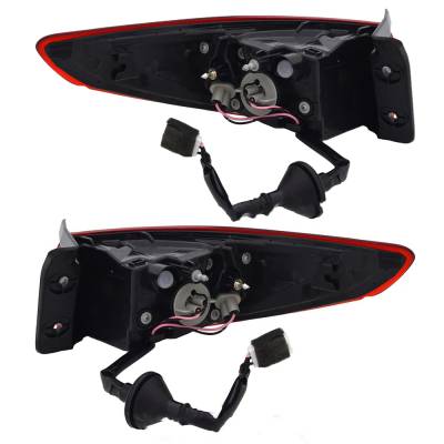 Rareelectrical - New Pair Of Tail Lights Compatible With Hyundai Kona Electric Kona 2.0L 2022 2023 By Part Numbers - Image 3