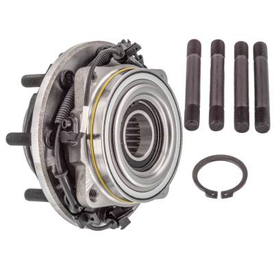 Rareelectrical - Front Hub Bearing Assembly Compatible With 2008-2010 Ford F-350 Super Duty 8-Lug Abs 515116 Bolt-On - Image 2
