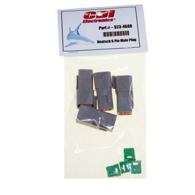 6-Pin Deutsch Plug Ip67 Waterproof Connector With Locking Wedge For Outboard Marine Wiring