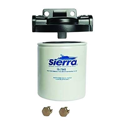 Stainless Steel Fuel Water Separator Kit Compatible With Universal Marine Outboard Inboard 3/8" Npt