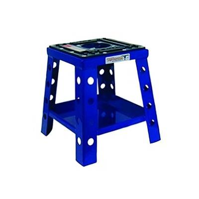 Rareelectrical - 13 Inch Blue Motorcycle Dirt Bike Stand Compatible With Honda Motocross Off-Road Enduro Mx Universal - Image 2