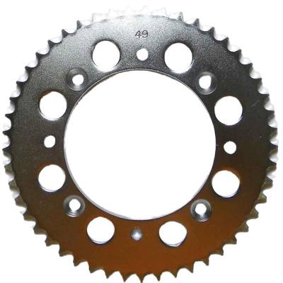 Rareelectrical - Rear Drive Sprocket 49T 428 Chain Steel Compatible With Ktm 85 Sx (17/14 Small Wheel) 85 Sx (19/16 - Image 2