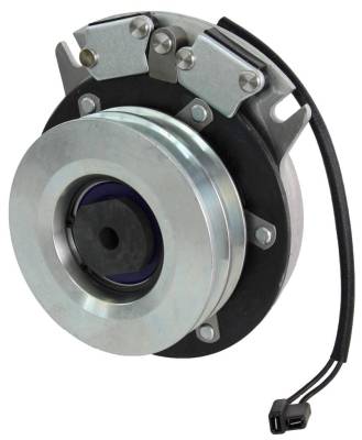 Electric Pto Clutch 1-1/8" Id 4-7/8" Pulley Clockwise Double Pulley Compatible With Grasshopper