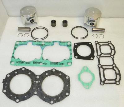 Rebuild Kit Compatible With 1990-1996 Yamaha Lx Super Jet Vxr Wave Runner Iii 650 Twin Cylinder