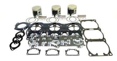 New Platinum Top End Rebuild Kit 80.40Mm +0.50Mm Over Compatible With 2001-2005 Yamaha Gp 1200 Xl