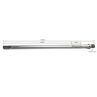 Rareelectrical - 20 7/16 Drive Shaft Compatible With Kawasaki Jet Ski 1100 Zxi 1071Cc 3-Cylinder 2-Stroke 120Hp - Image 2