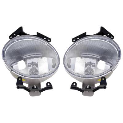 Rareelectrical - New Pair Of Daytime Running Lights Compatible With Hyundai Santa Fe 2.7L 3.3L 2007 2008 2009 By Part - Image 1