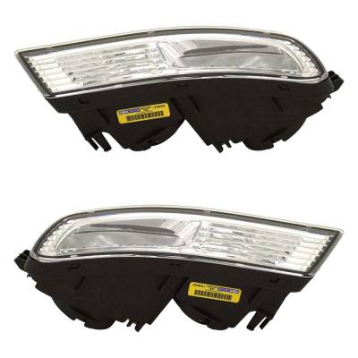 Rareelectrical - New Pair Of Daytime Running Lights Compatible With Acura Mdx 3.7L 2010 2011 2012 2013 By Part - Image 12