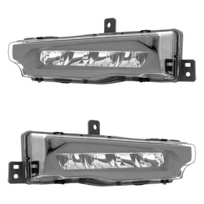 Rareelectrical - New Pair Of Daytime Running Lights Compatible With Bmw X3 X4 2.0L 3.0L 2020 2021 By Part Numbers - Image 1