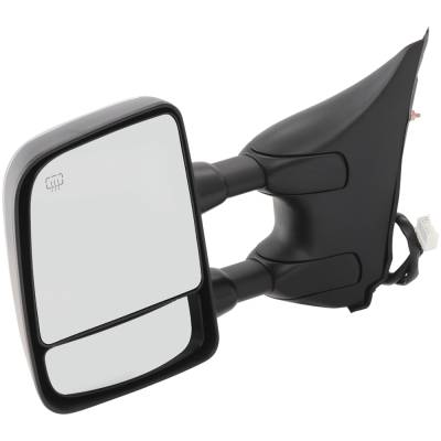 Rareelectrical - Side Mirror Compatible With 2012-2022 Volvo Vnl 12.8L 14.9L I6 Left Driver Side 565Hp Replaces - Image 1