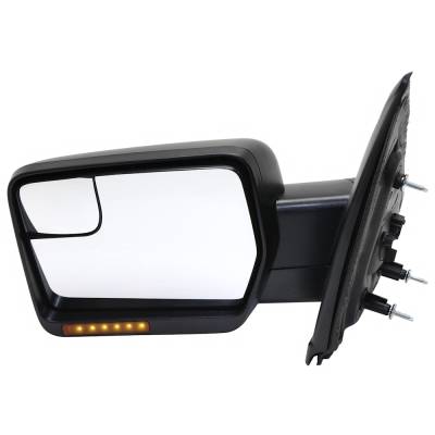 Side Mirror Compatible With 2011-2014 Ford F-150 3.5L 3.7L V6 Duratec Ti-Vct Boss Left Driver Side