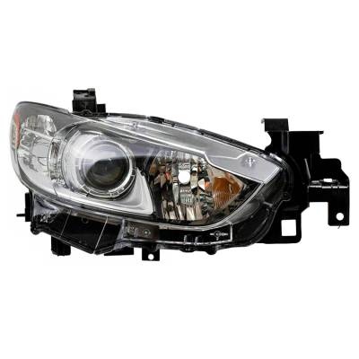 New Passenger Side Halogen Headlight Compatible With Mazda 6 Gx Gt Gs 2014-2017 By Part Number