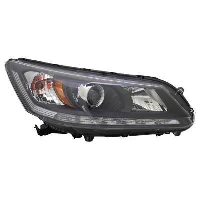 Rareelectrical - New Right Headlight Compatible With Honda Accord Touring Sedan 4 Door 3.5L 2013 2014 2015 By Part - Image 1