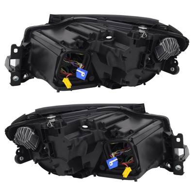 Rareelectrical - New Pair Headlights Compatible With Mercedes Benz Gle350 3.5L Gle550 4.7L 4Matic 2016 2017 2018 - Image 3