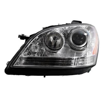 New Left Halogen Headlight Compatible With Mercedes-Benz Ml320 Cdi Sport 2007 By Part Number