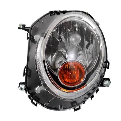 New Left Side Halogen Headlight Compatible With Mini Cooper Convertible 2009-2015 By Part Number