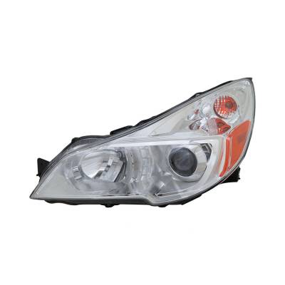 New Left Headlight Fits Subaru Outback 2013-2014 Chrome 84001Aj21a Su2502143