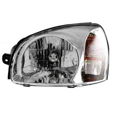 New Drivers Headlight Compatible With Hyundai Santa Fe Sport Utility 2.4L 2.7L 3.5L 2003-2006 By