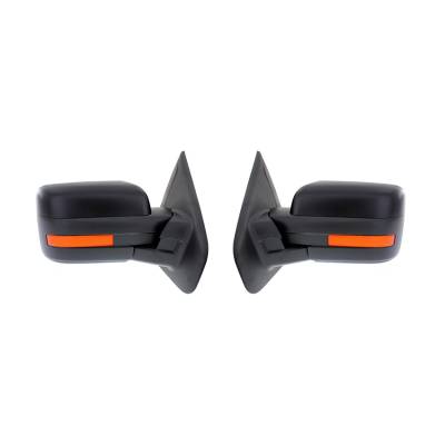 New Pair Of Door Mirror Fits Ford F-150 2013-2014 Paint To Match Bl3z-17682-Ha